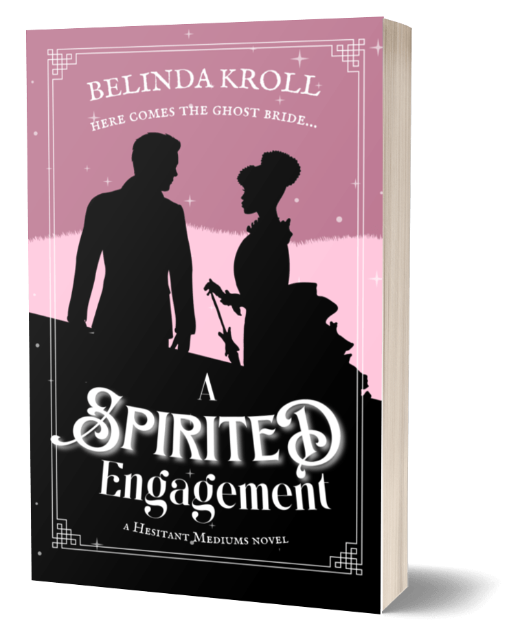 A Spirited Engagement (paperback) signed - Belinda Kroll