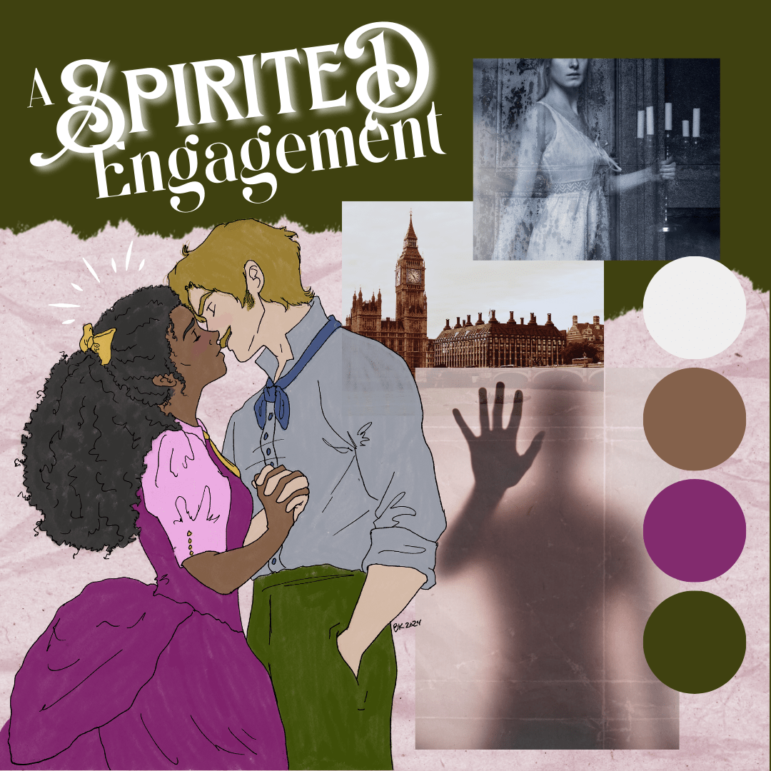 A Spirited Engagement (paperback) signed - Belinda Kroll