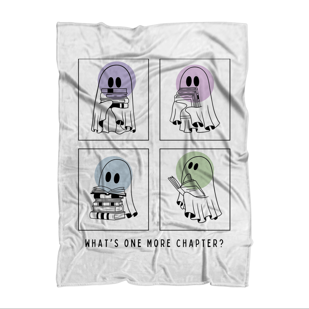 Ghostie one more chapter (throw blanket) - Belinda Kroll
