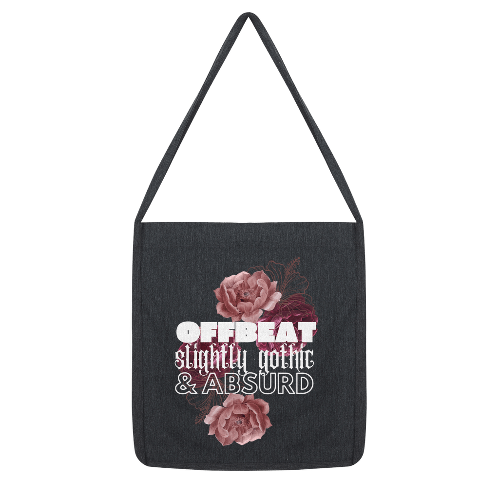 Offbeat, slightly gothic, & absurd (melange tote bag) - Belinda Kroll