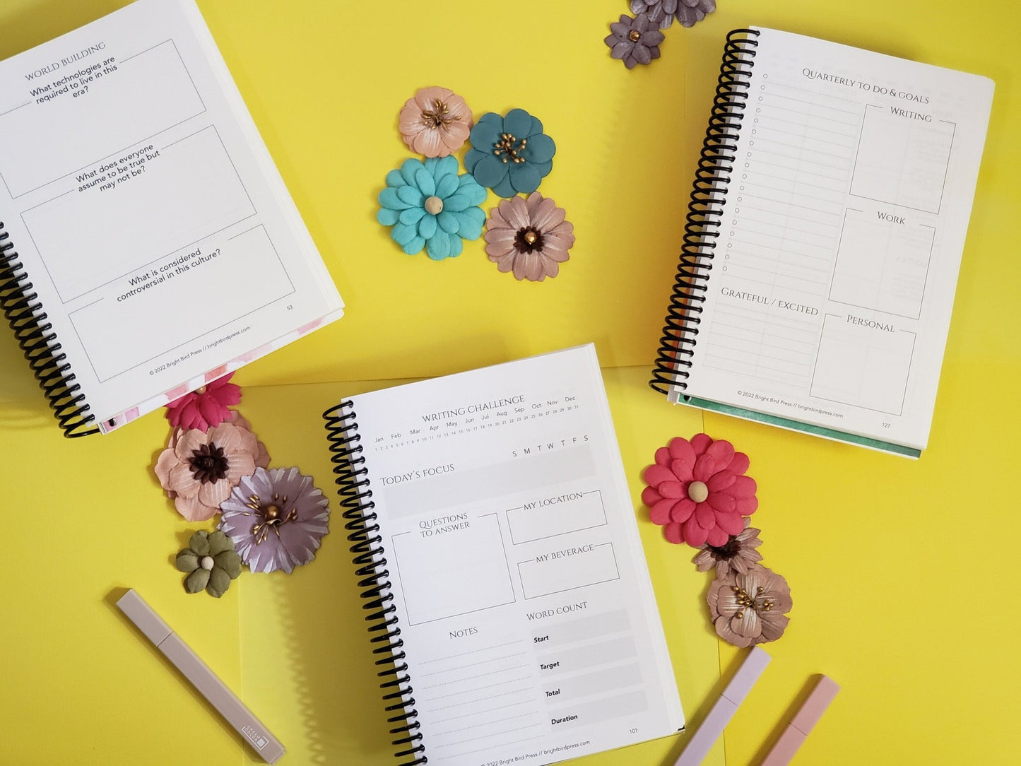 Undated All-in-One A5 Writer's Bujo Journal Planner - Belinda Kroll