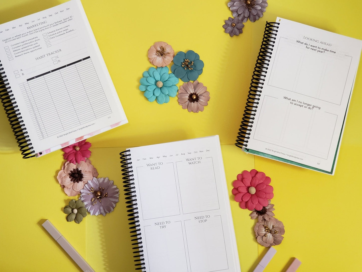 Undated All-in-One A5 Writer's Bujo Journal Planner - Belinda Kroll