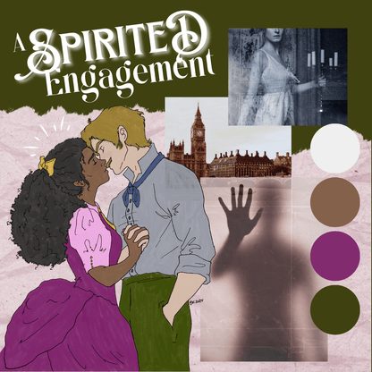 A Spirited Engagement (illustrated hardcover) signed PRE - ORDER - Belinda Kroll