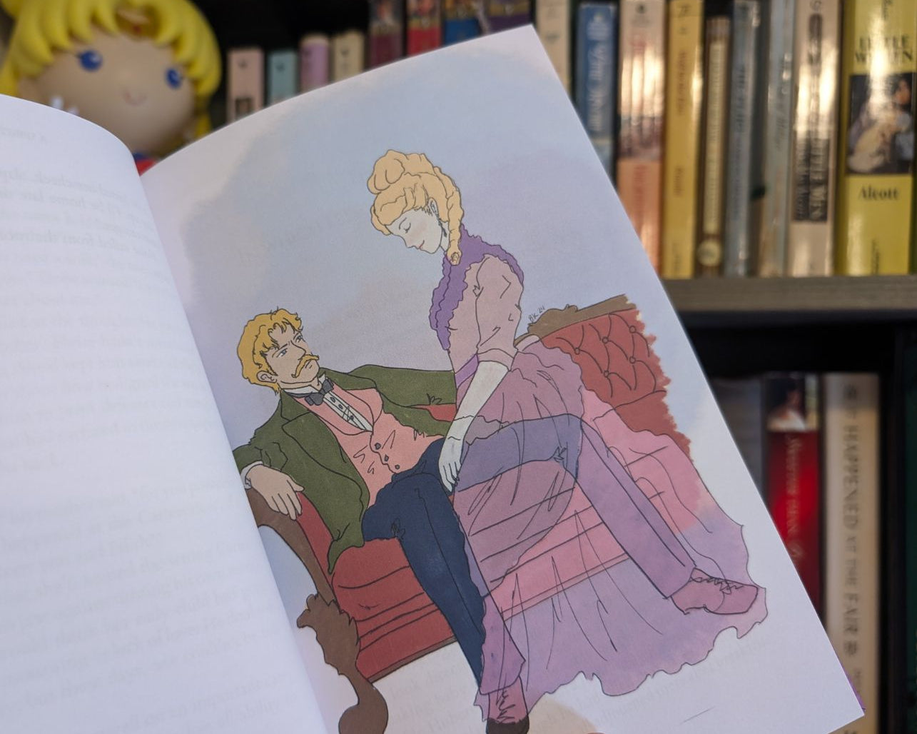 A Spirited Engagement (illustrated paperback) signed - Belinda Kroll