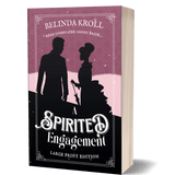 A Spirited Engagement (large print paperback) signed - Belinda Kroll