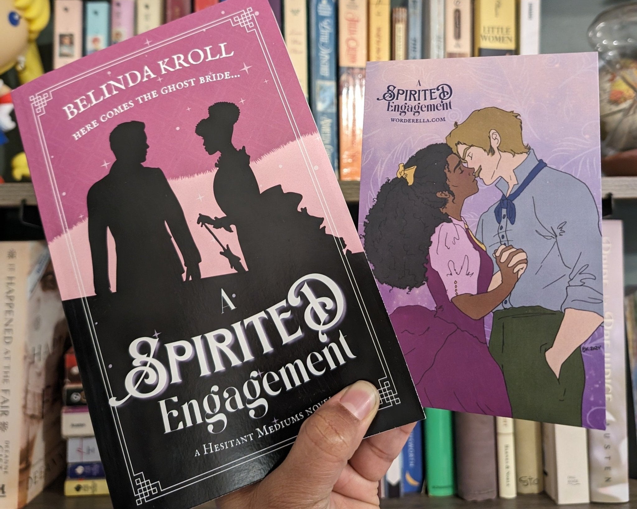 A Spirited Engagement (paperback) signed - Belinda Kroll
