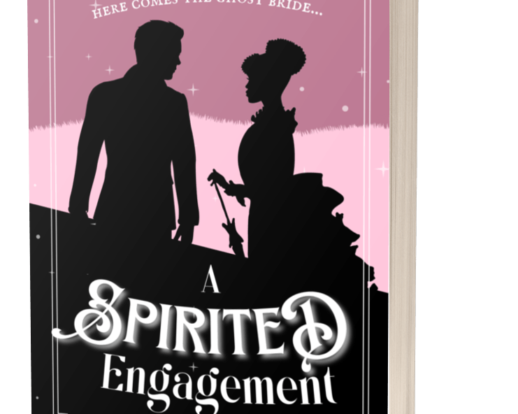 A Spirited Engagement (paperback) signed - Belinda Kroll
