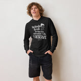 Belinda writes cinnamon rolls (hooded long - sleeve tee) - Belinda Kroll