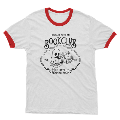 Dame Hartwell's book club (ringer shirt) - Belinda Kroll