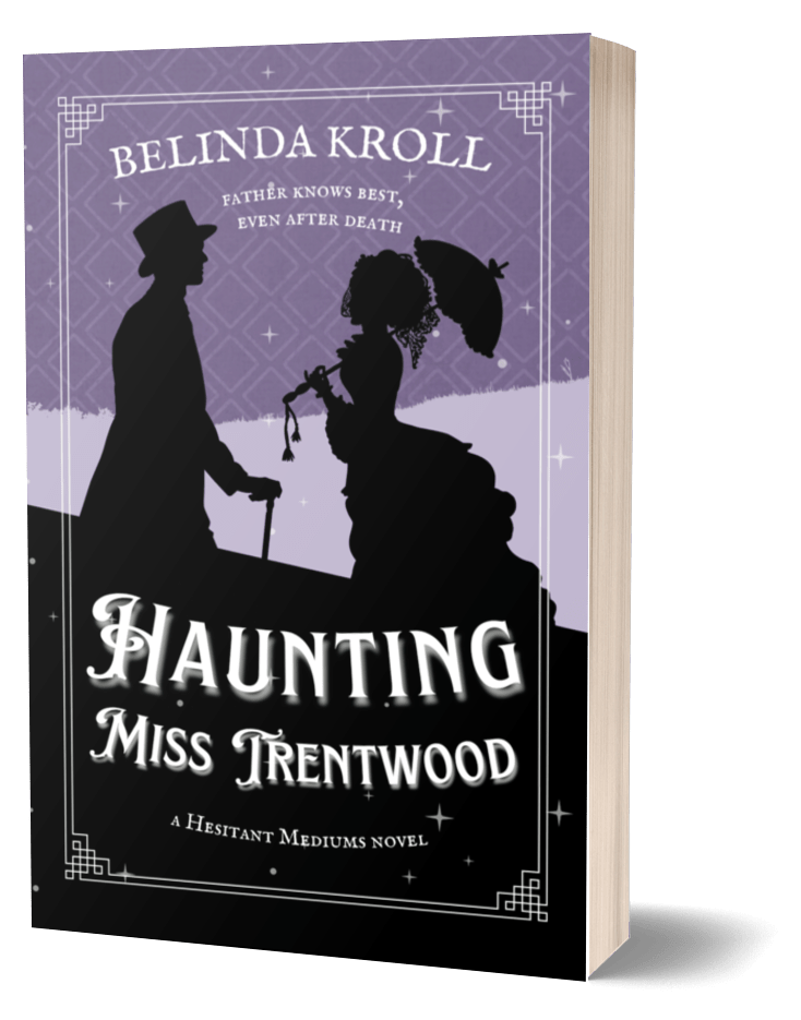 Haunting Miss Trentwood (illustrated paperback) signed - Belinda Kroll