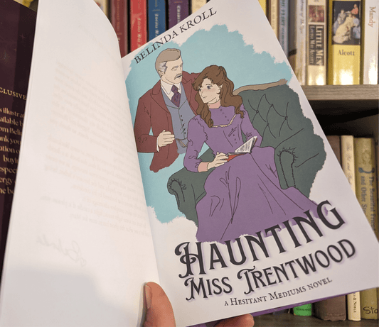 Haunting Miss Trentwood (illustrated paperback) signed - Belinda Kroll
