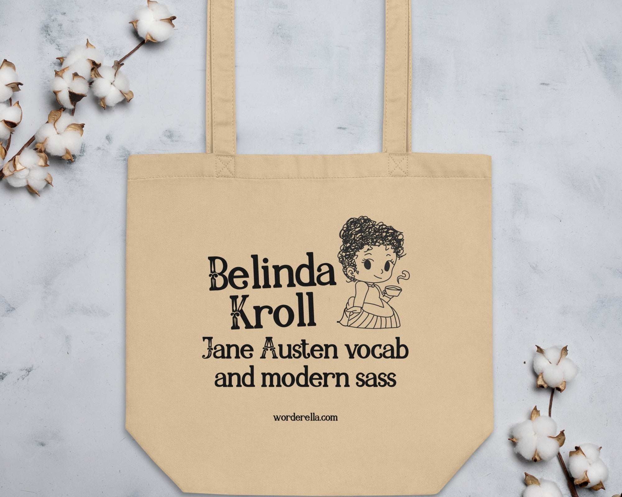 Jane Austen vocab modern sass (eco tote) - Belinda Kroll