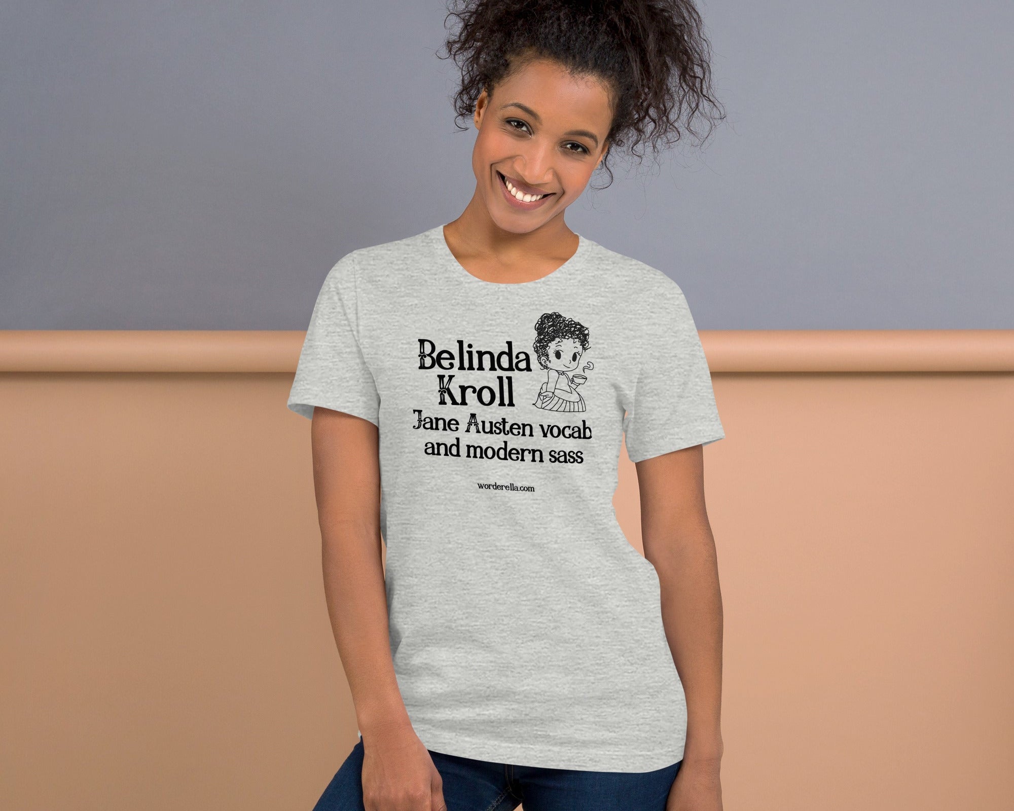 Jane Austen vocab modern sass (t-shirt) - Belinda Kroll
