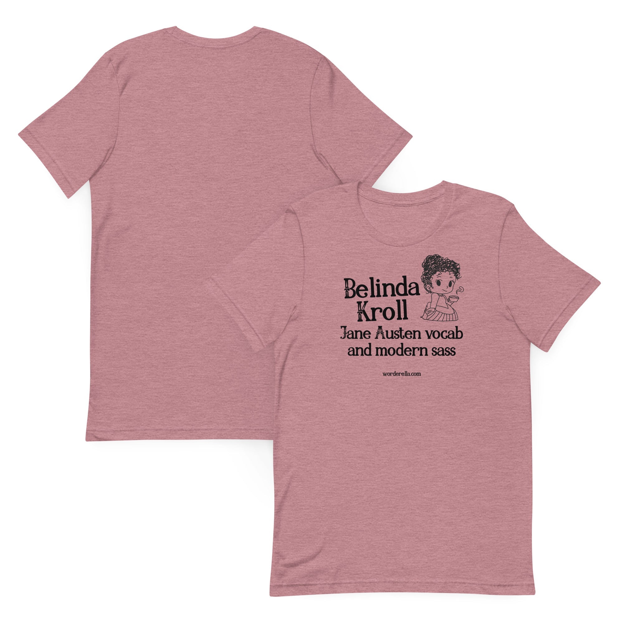 Jane Austen vocab modern sass (t-shirt) - Belinda Kroll