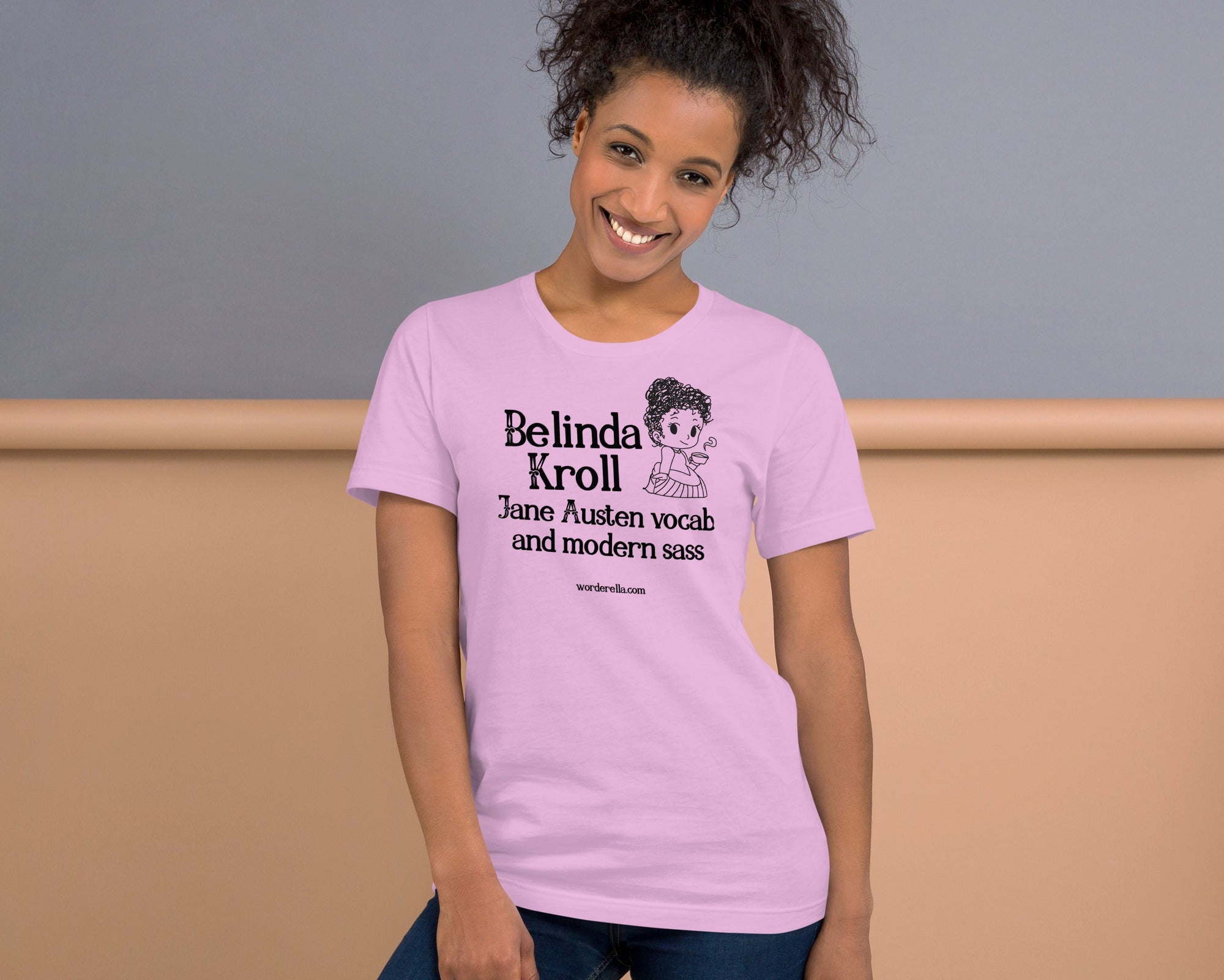 Jane Austen vocab modern sass (t-shirt) - Belinda Kroll