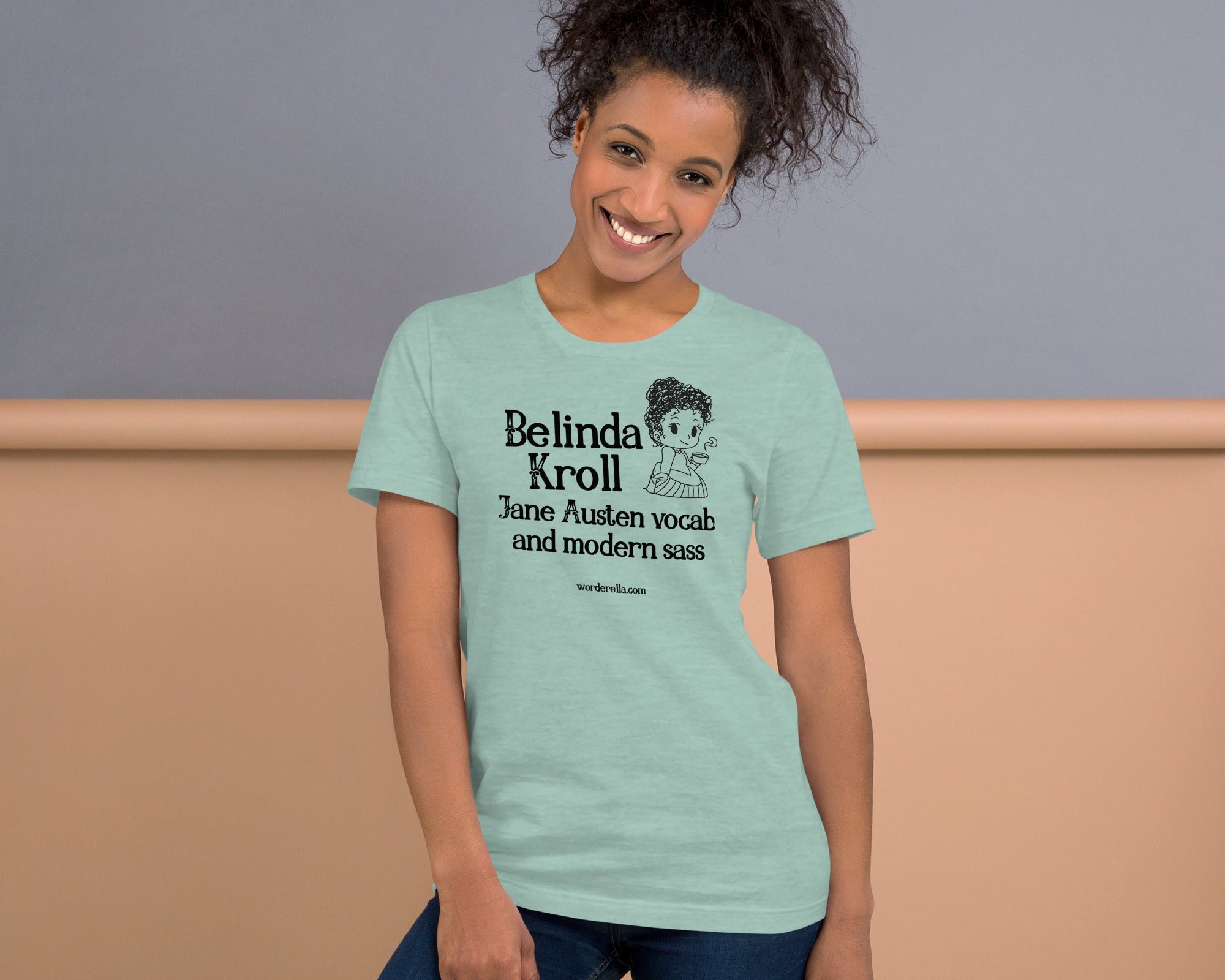 Jane Austen vocab modern sass (t-shirt) - Belinda Kroll