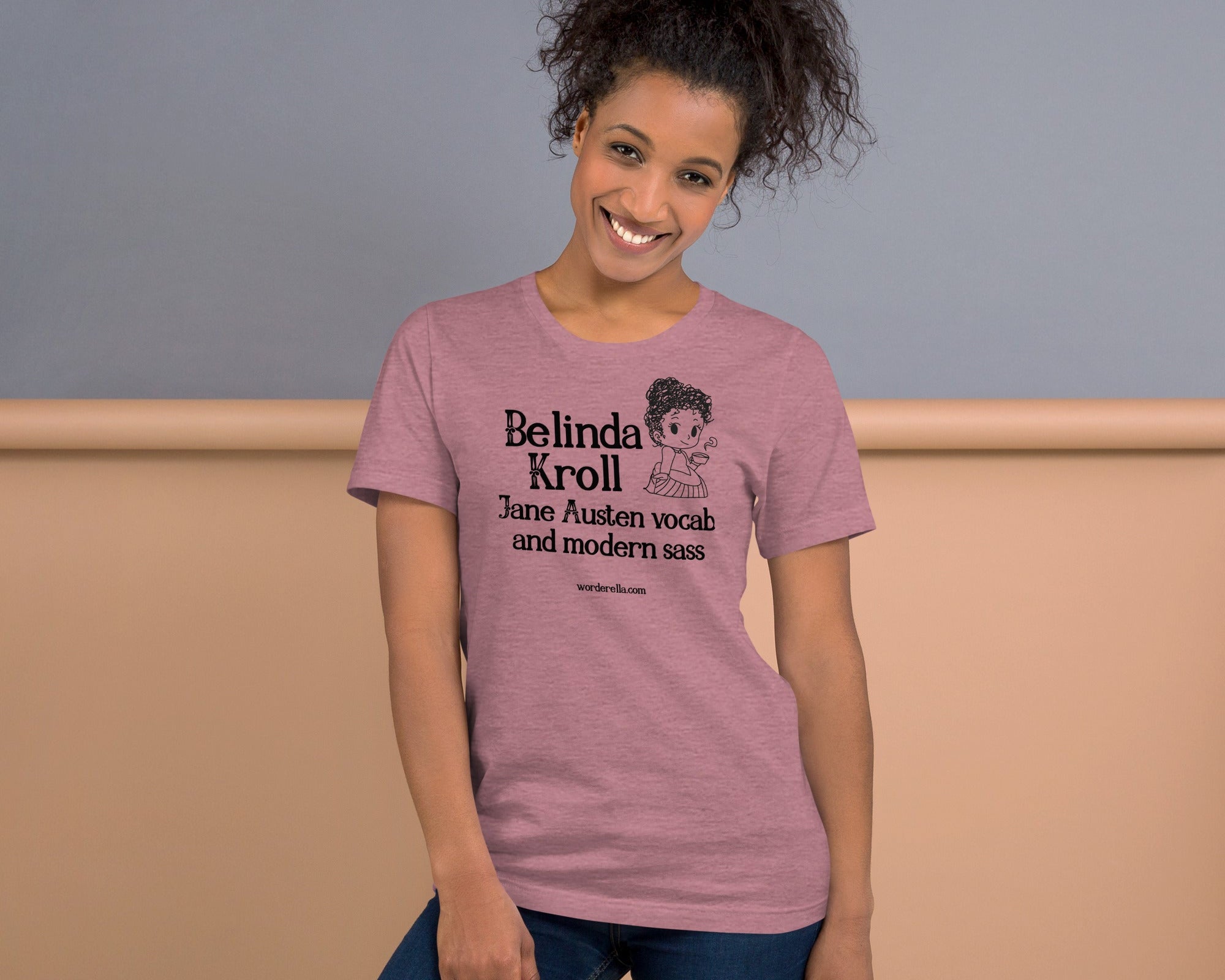Jane Austen vocab modern sass (t-shirt) - Belinda Kroll