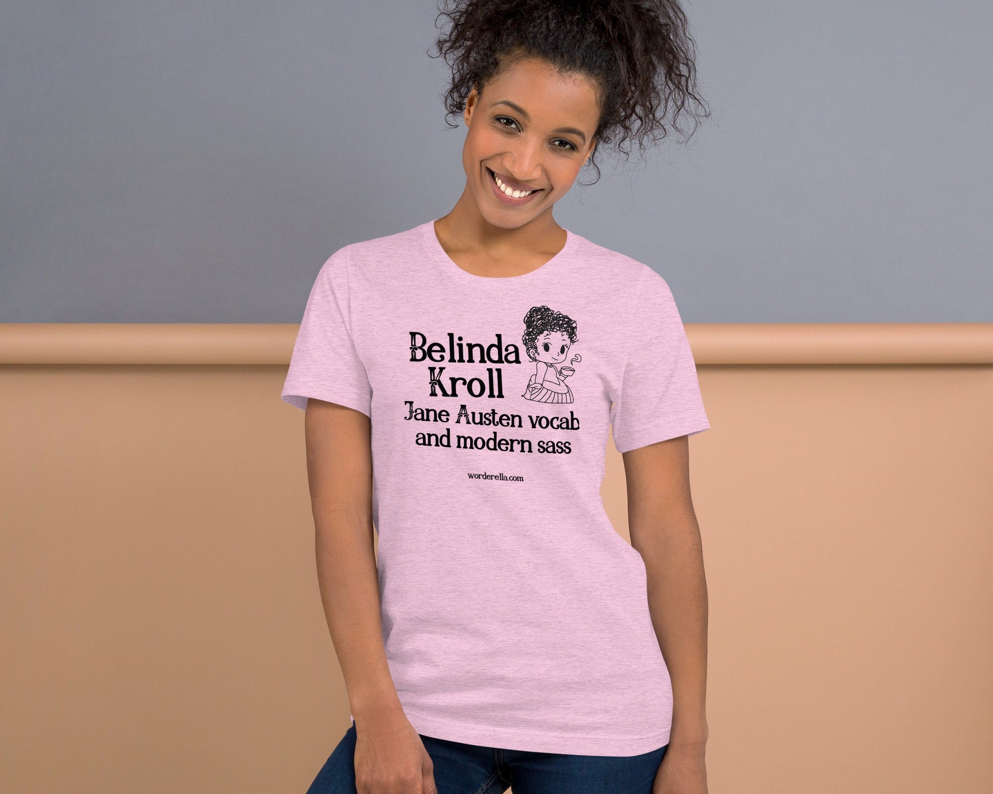 Jane Austen vocab modern sass (t-shirt) - Belinda Kroll