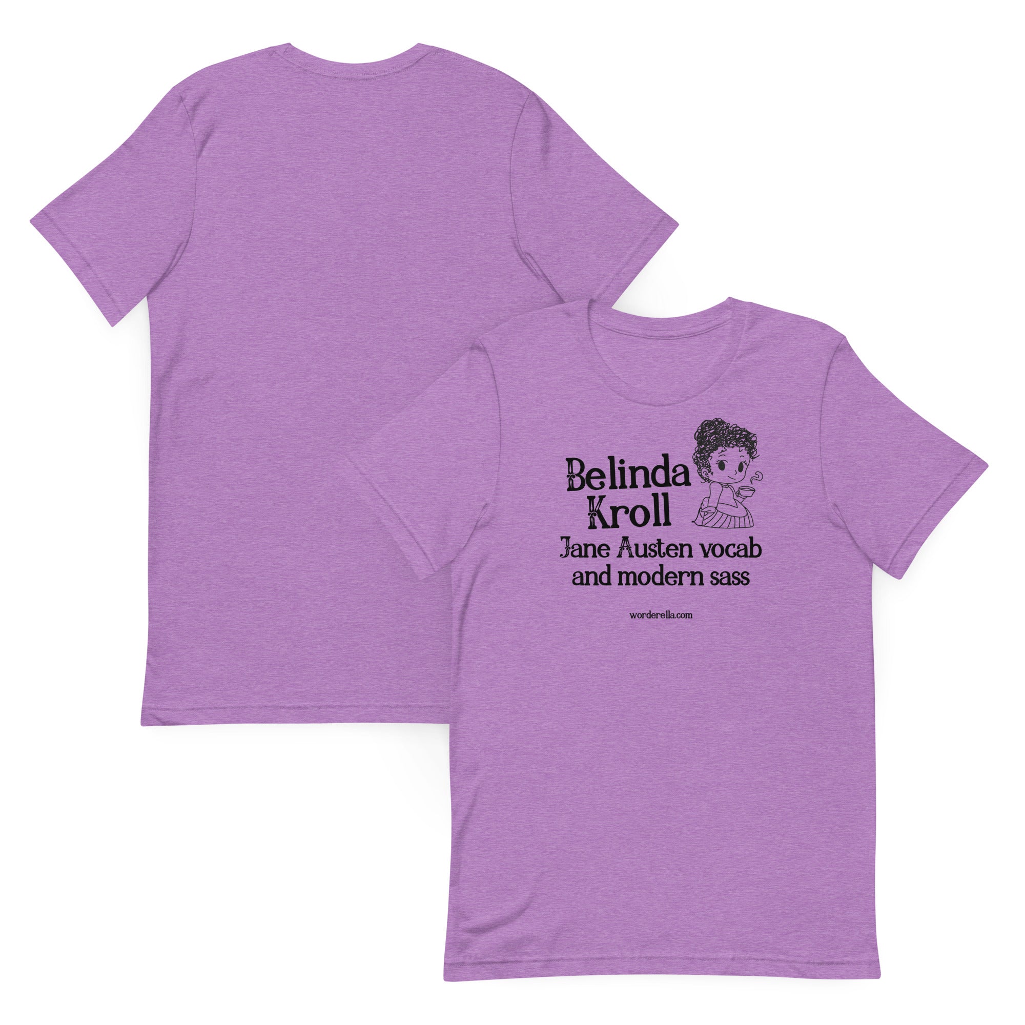 Jane Austen vocab modern sass (t-shirt) - Belinda Kroll