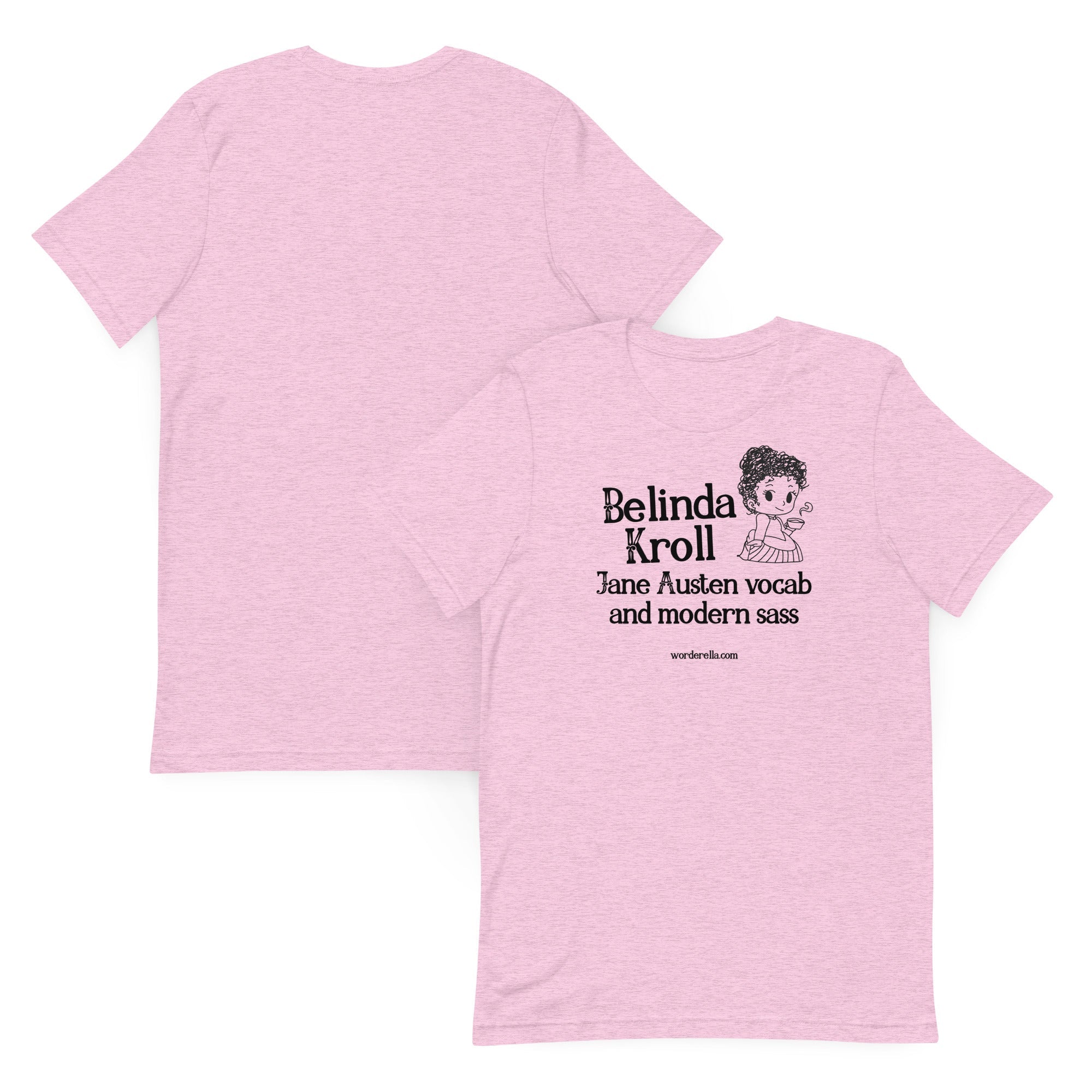 Jane Austen vocab modern sass (t-shirt) - Belinda Kroll