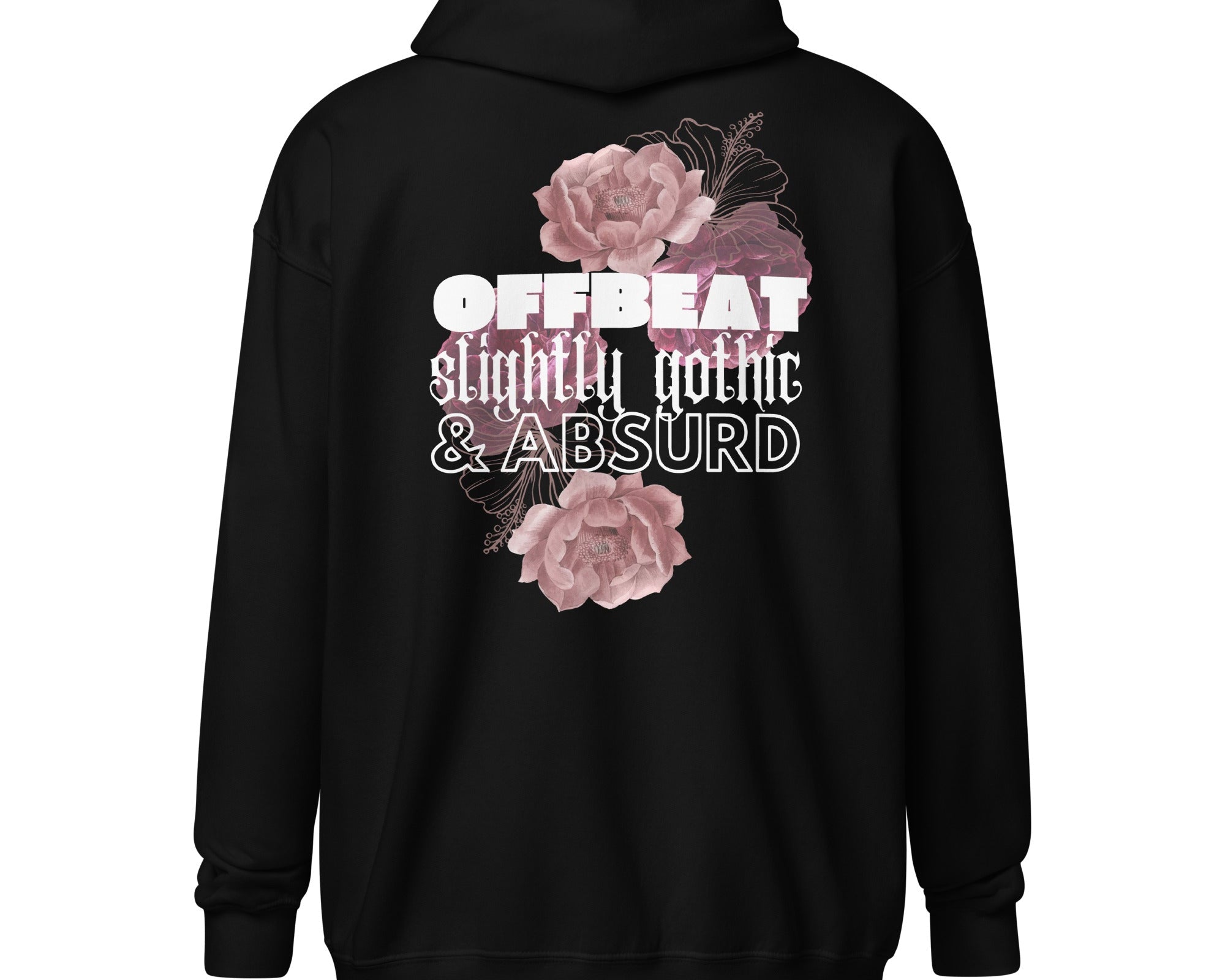 Offbeat, Slightly Gothic, and Absurd (zip hoodie) - Belinda Kroll