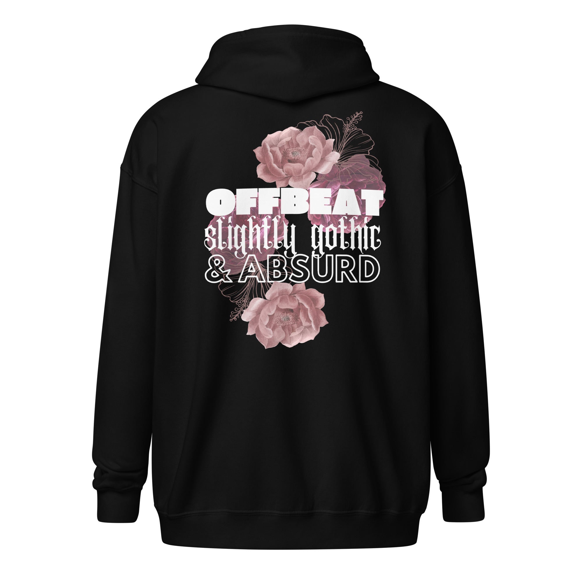 Offbeat, Slightly Gothic, and Absurd (zip hoodie) - Belinda Kroll