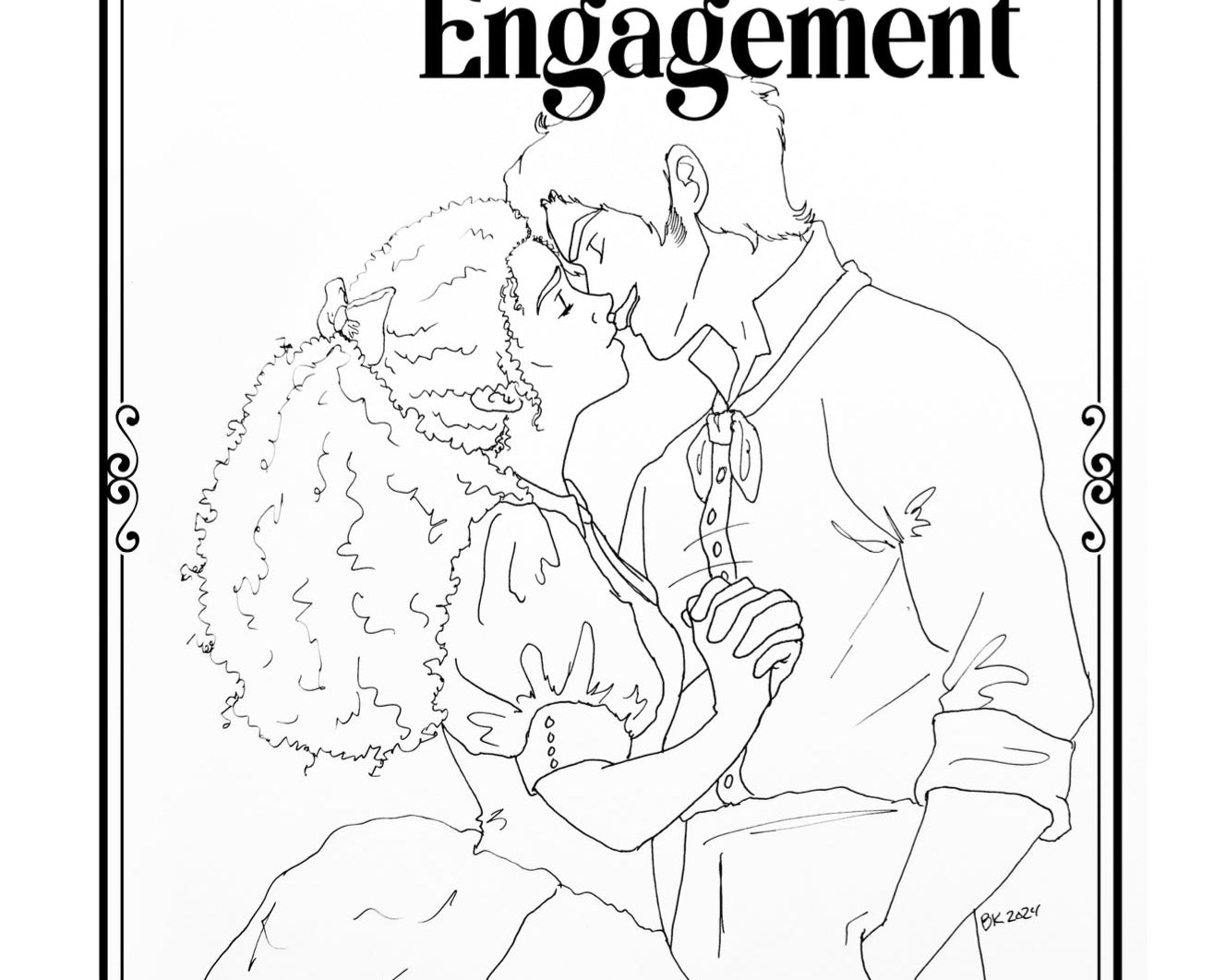 Printable coloring book for A Spirited Engagement - Belinda Kroll