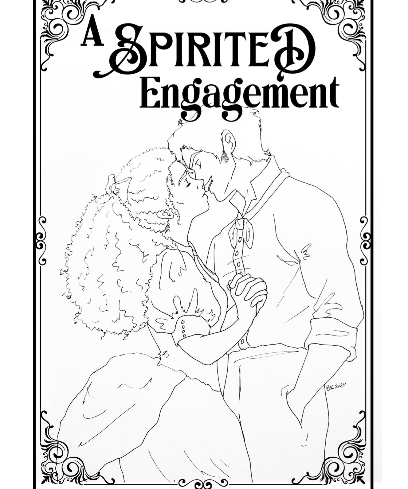 Printable coloring book for A Spirited Engagement - Belinda Kroll