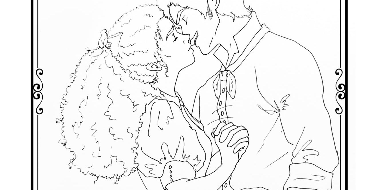 Printable coloring book for A Spirited Engagement - Belinda Kroll