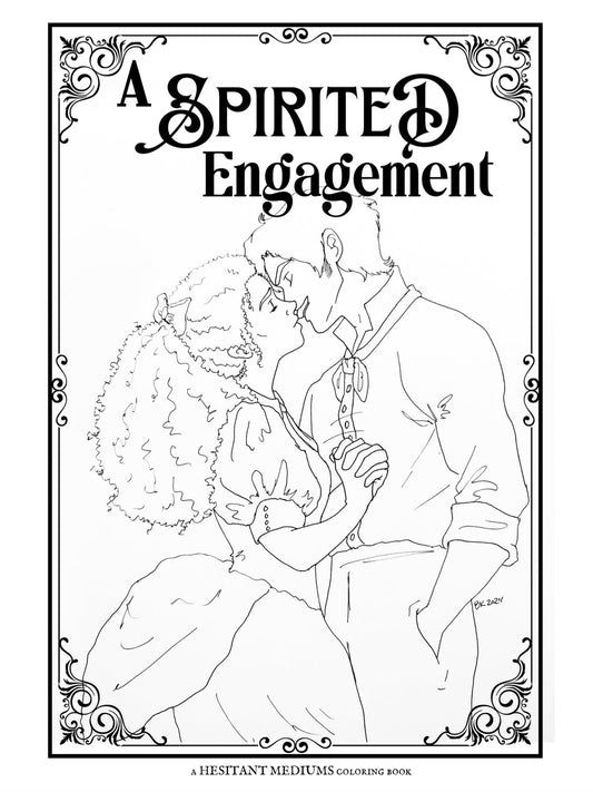 Printable coloring book for A Spirited Engagement - Belinda Kroll