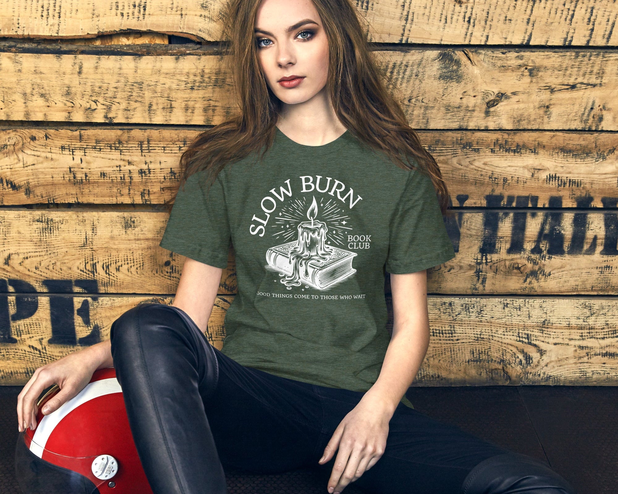 Slow burn book club for romance readers (unisex t-shirt) - Belinda Kroll