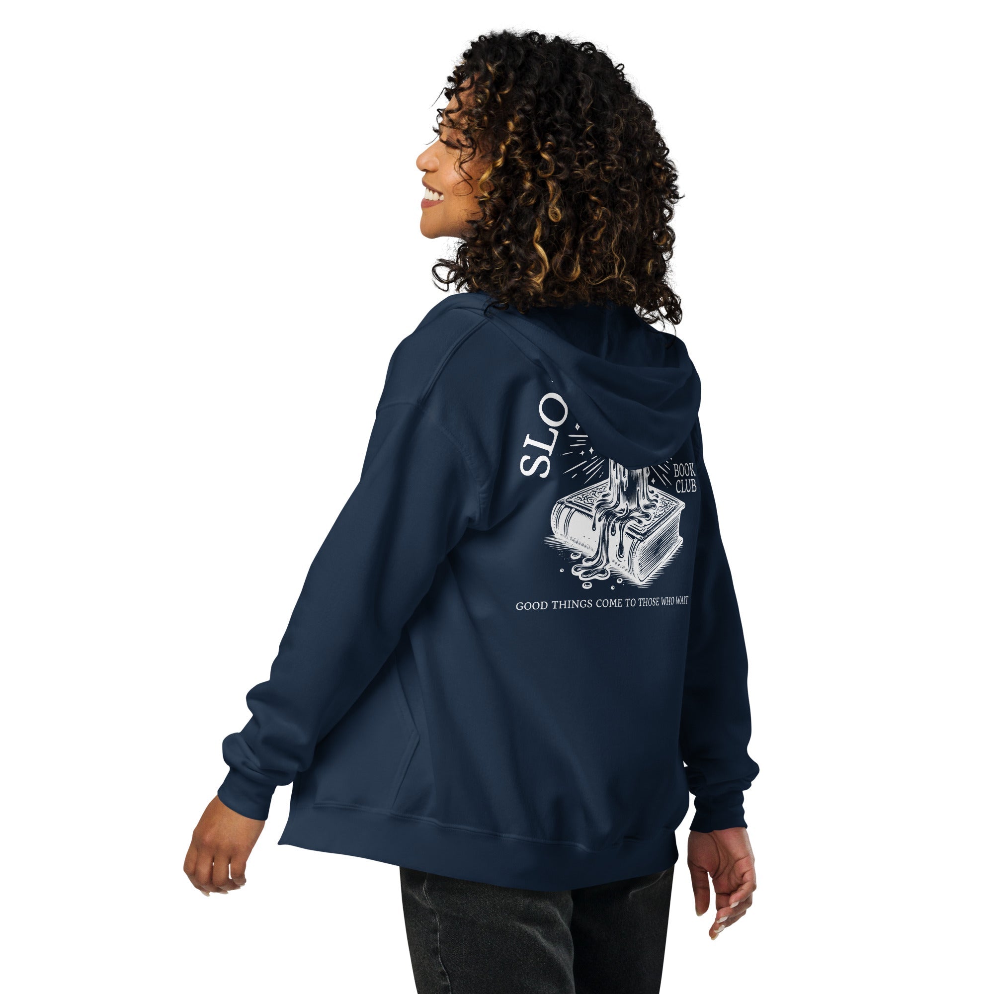 Slow burn book club (zip hoodie) - Belinda Kroll