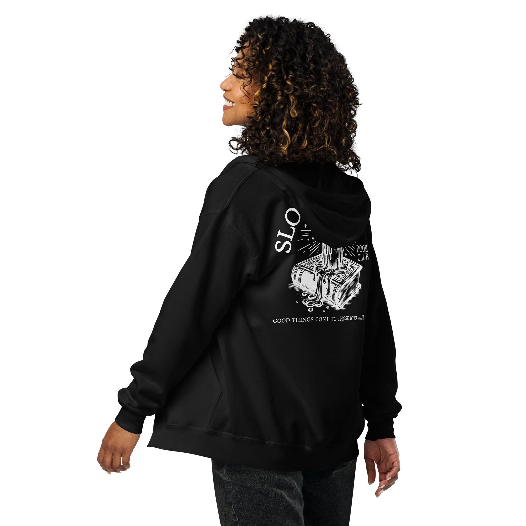 Slow burn book club (zip hoodie) - Belinda Kroll