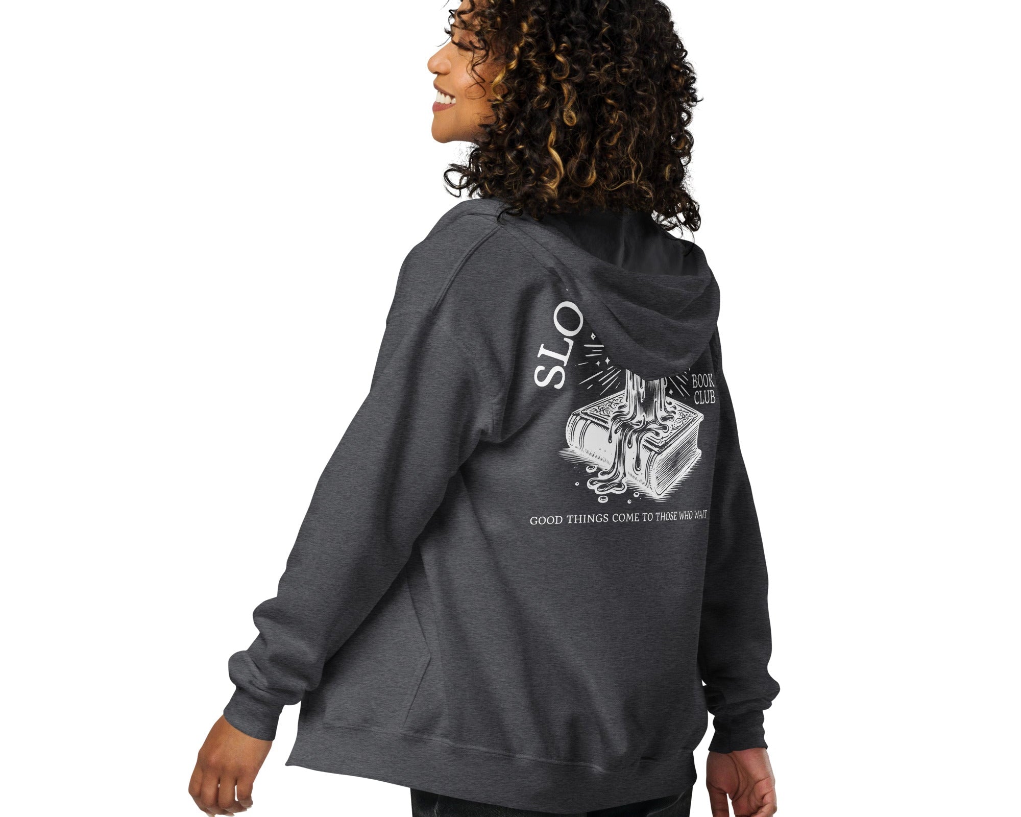 Slow burn book club (zip hoodie) - Belinda Kroll