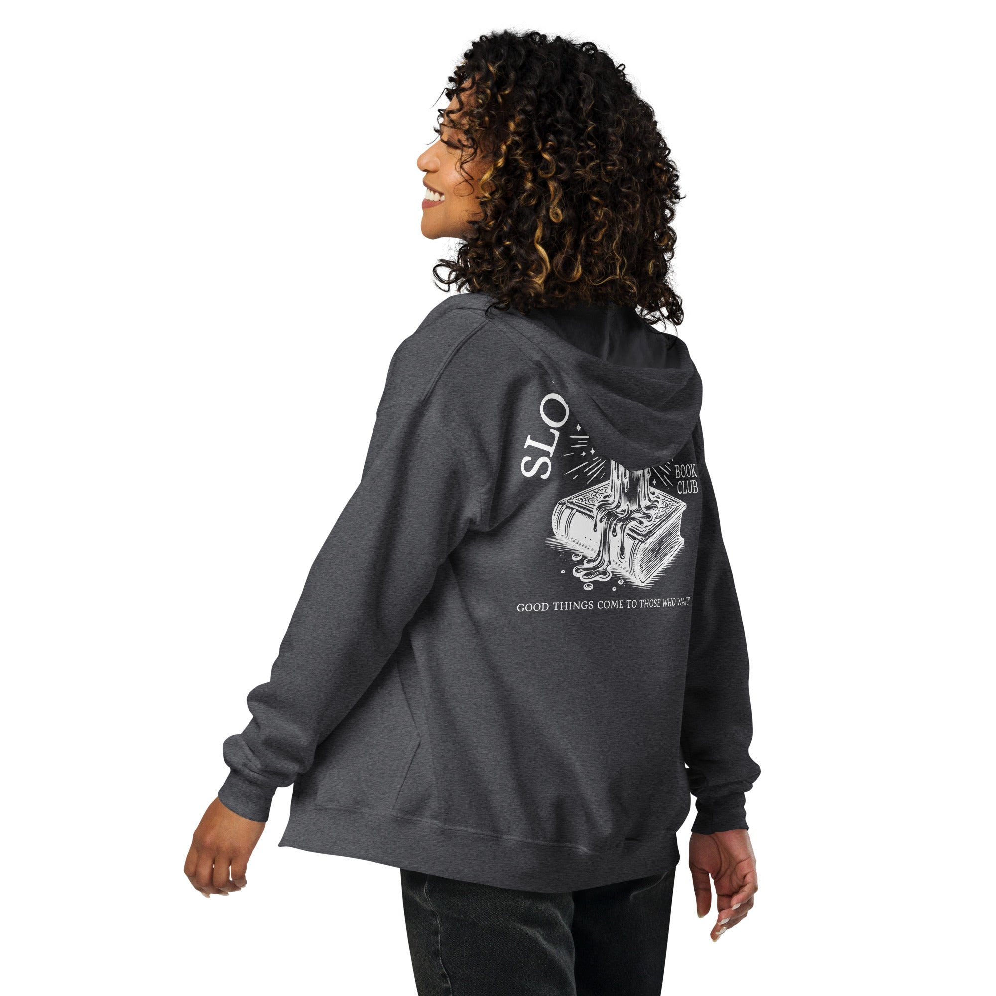 Slow burn book club (zip hoodie) - Belinda Kroll