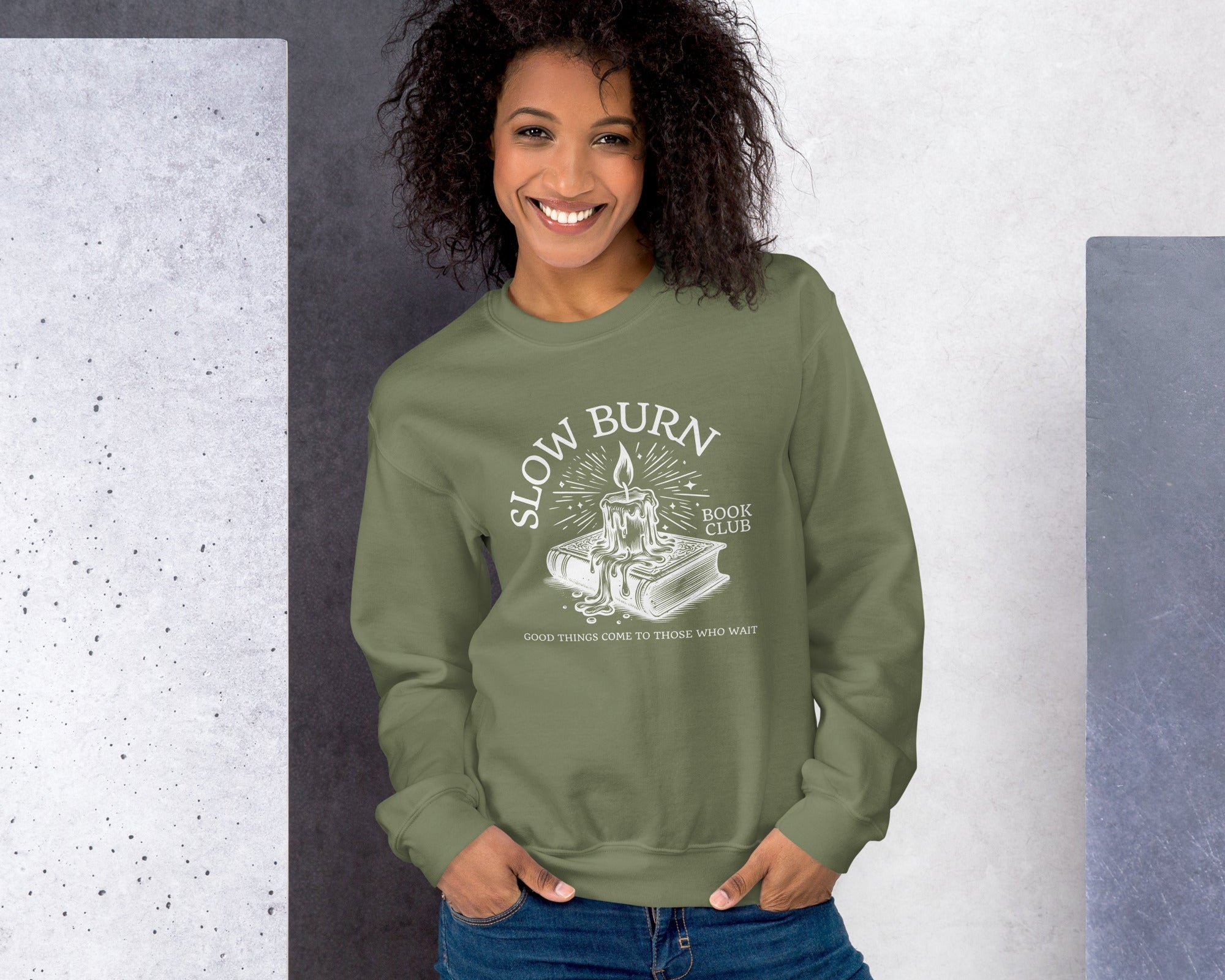 Slow - burn for romance readers (sweatshirt) - Belinda Kroll