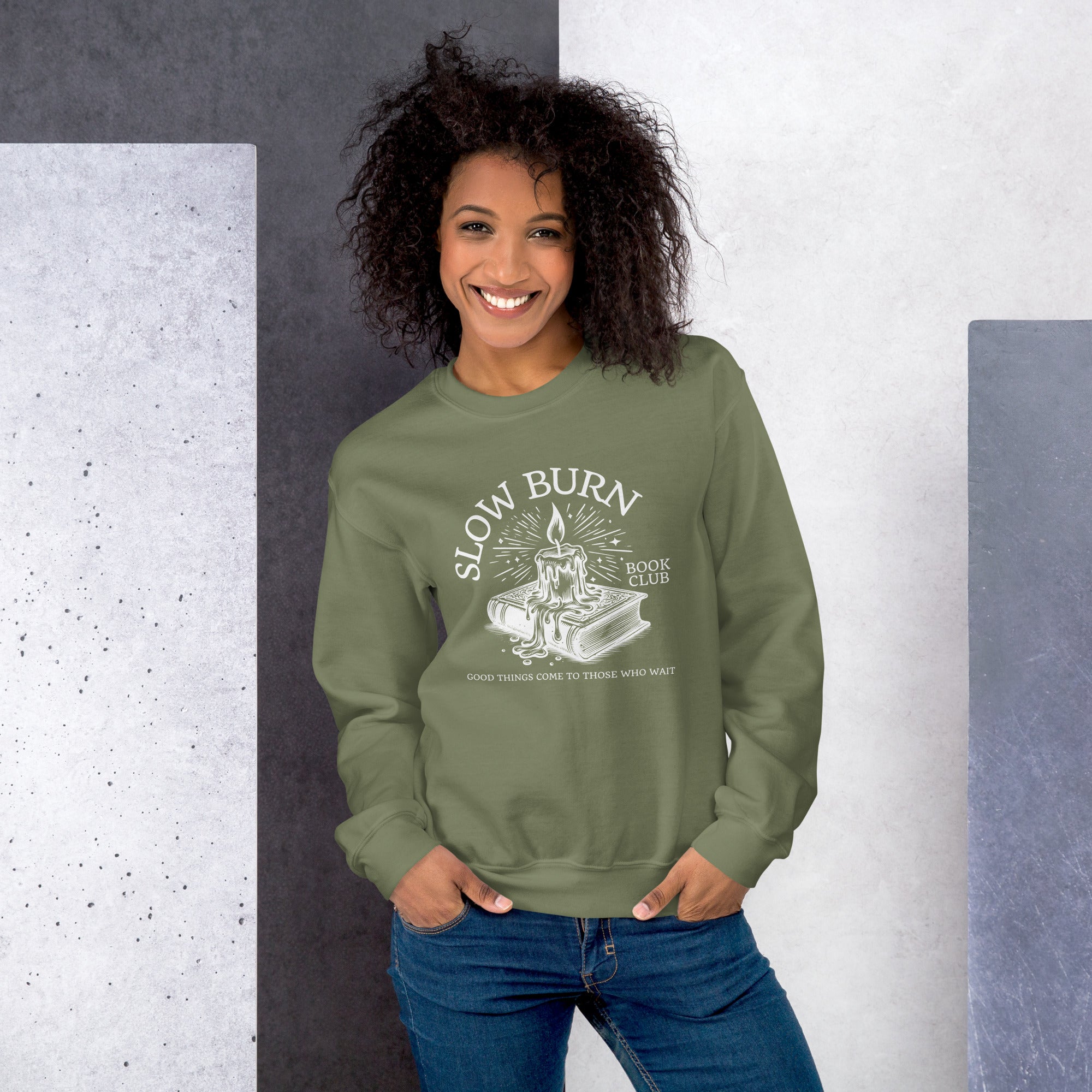 Slow - burn for romance readers (sweatshirt) - Belinda Kroll