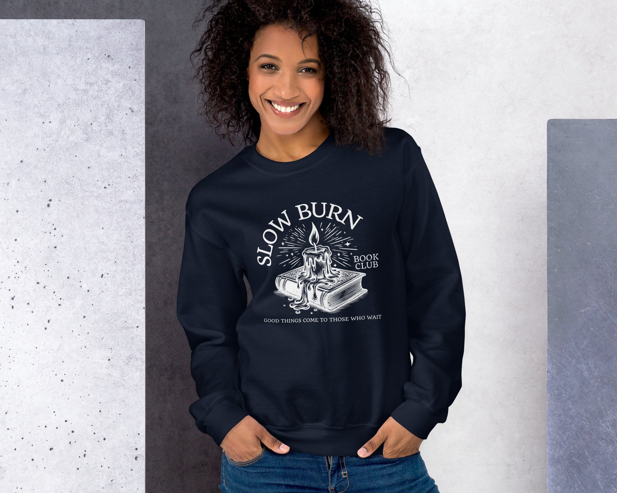 Slow - burn for romance readers (sweatshirt) - Belinda Kroll