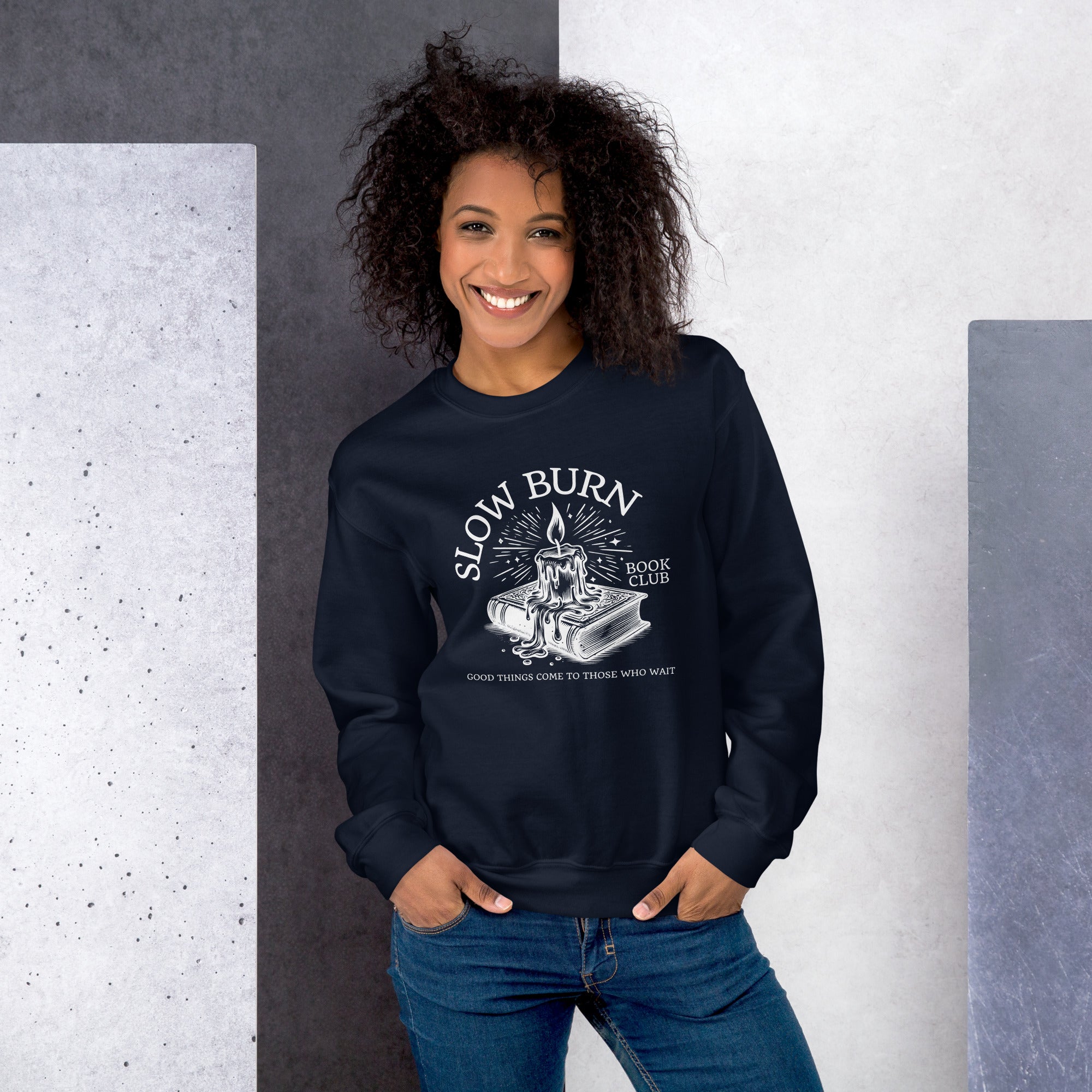 Slow - burn for romance readers (sweatshirt) - Belinda Kroll