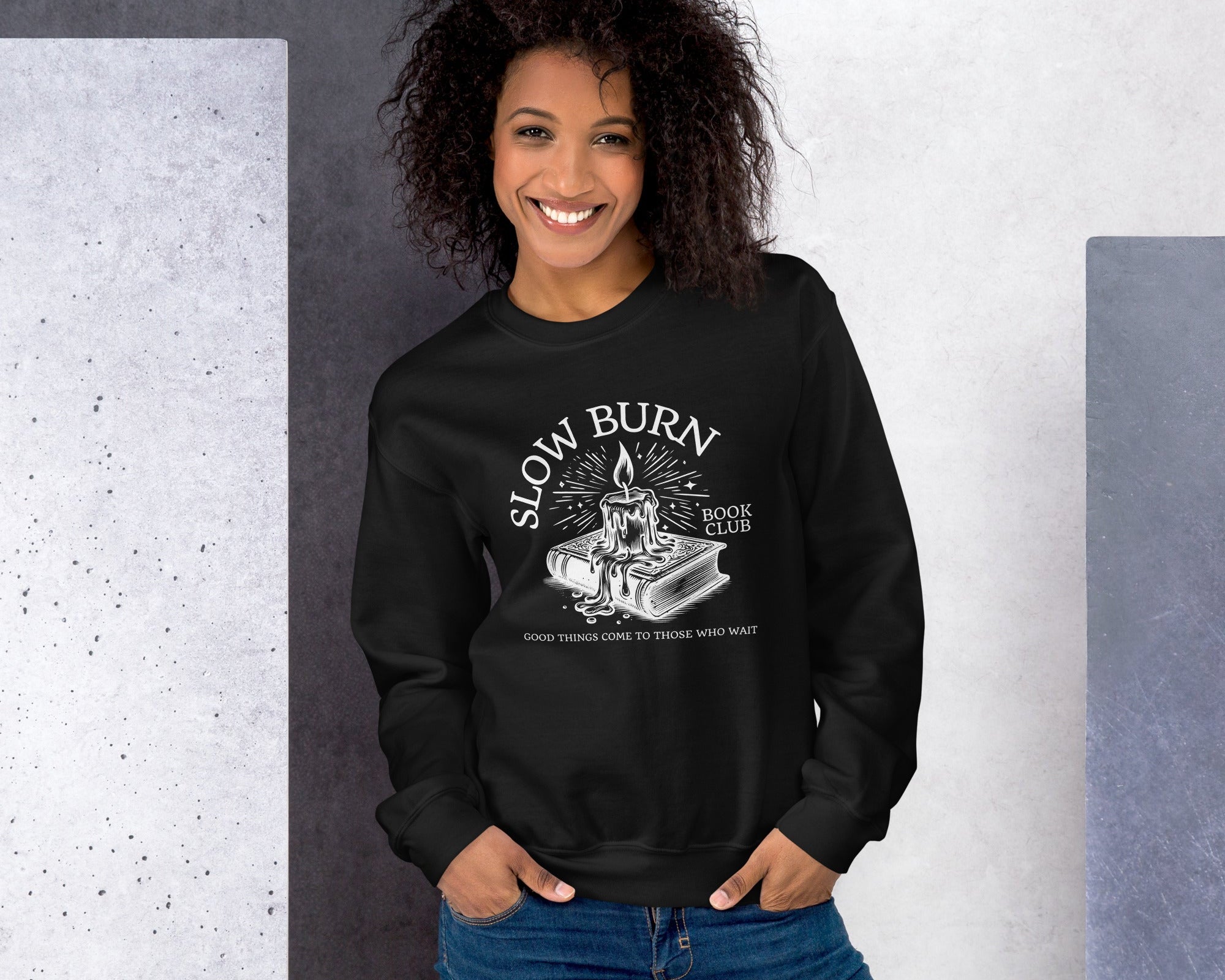 Slow - burn for romance readers (sweatshirt) - Belinda Kroll