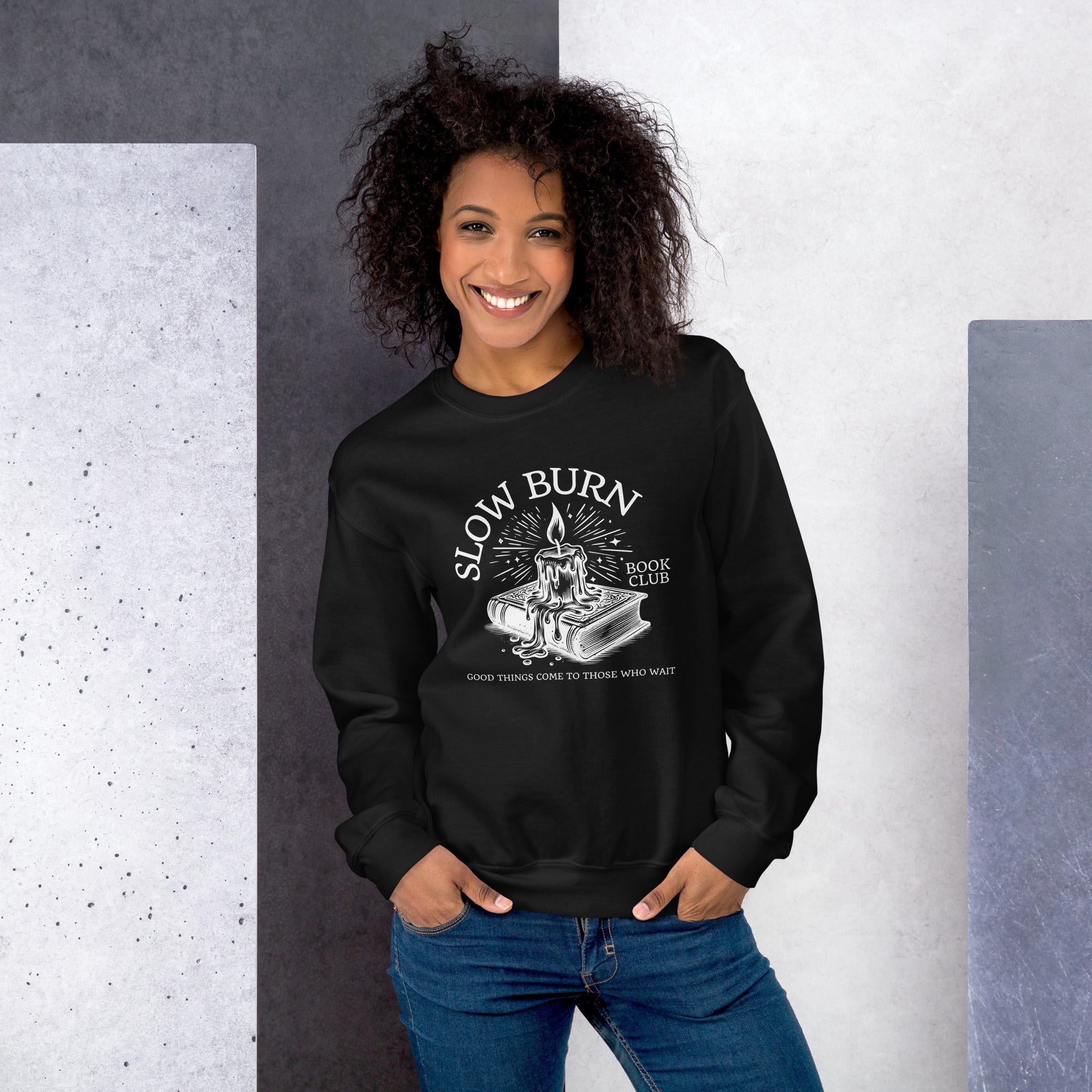 Slow - burn for romance readers (sweatshirt) - Belinda Kroll