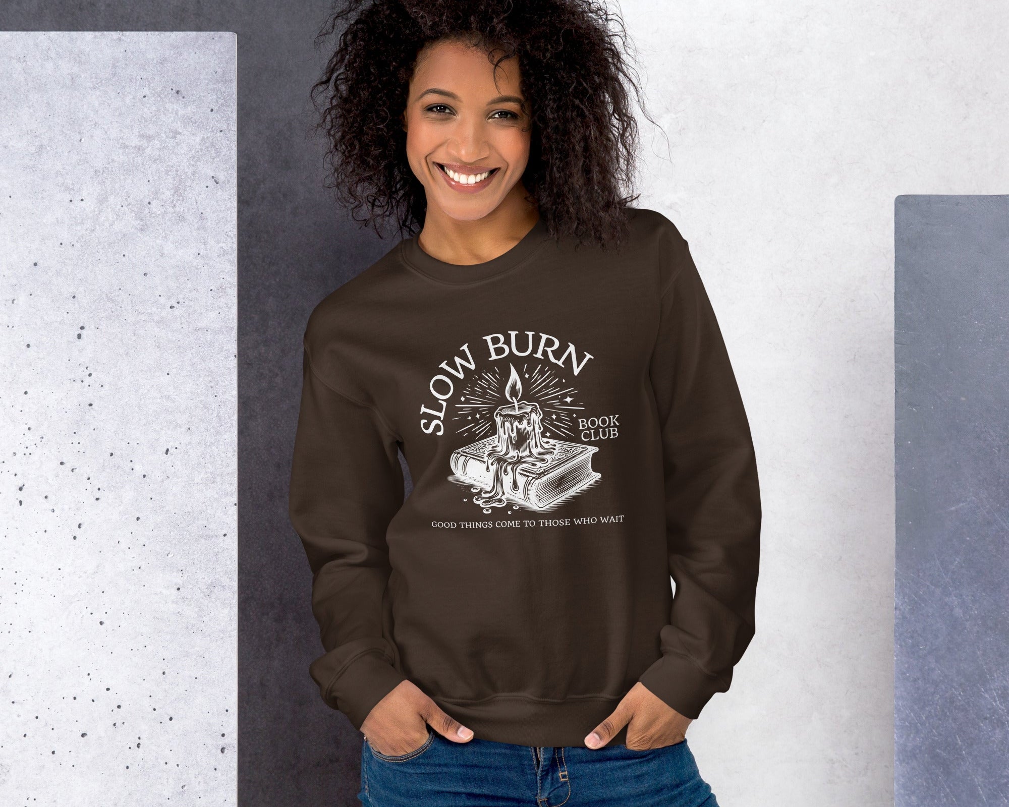 Slow - burn for romance readers (sweatshirt) - Belinda Kroll