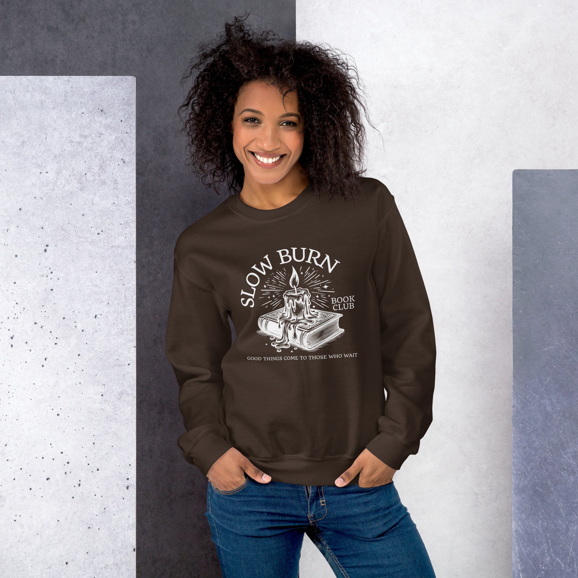 Slow - burn for romance readers (sweatshirt) - Belinda Kroll