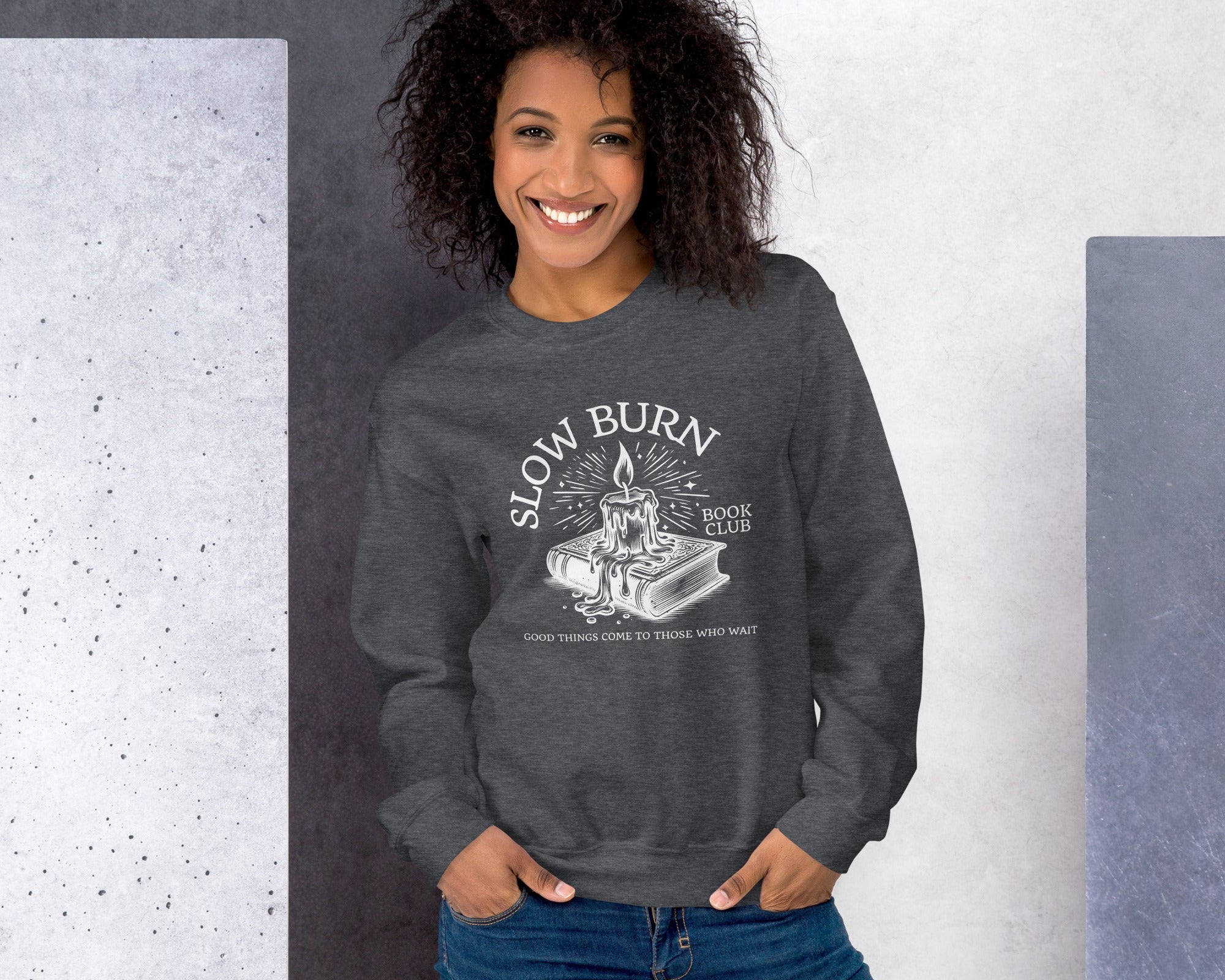 Slow - burn for romance readers (sweatshirt) - Belinda Kroll