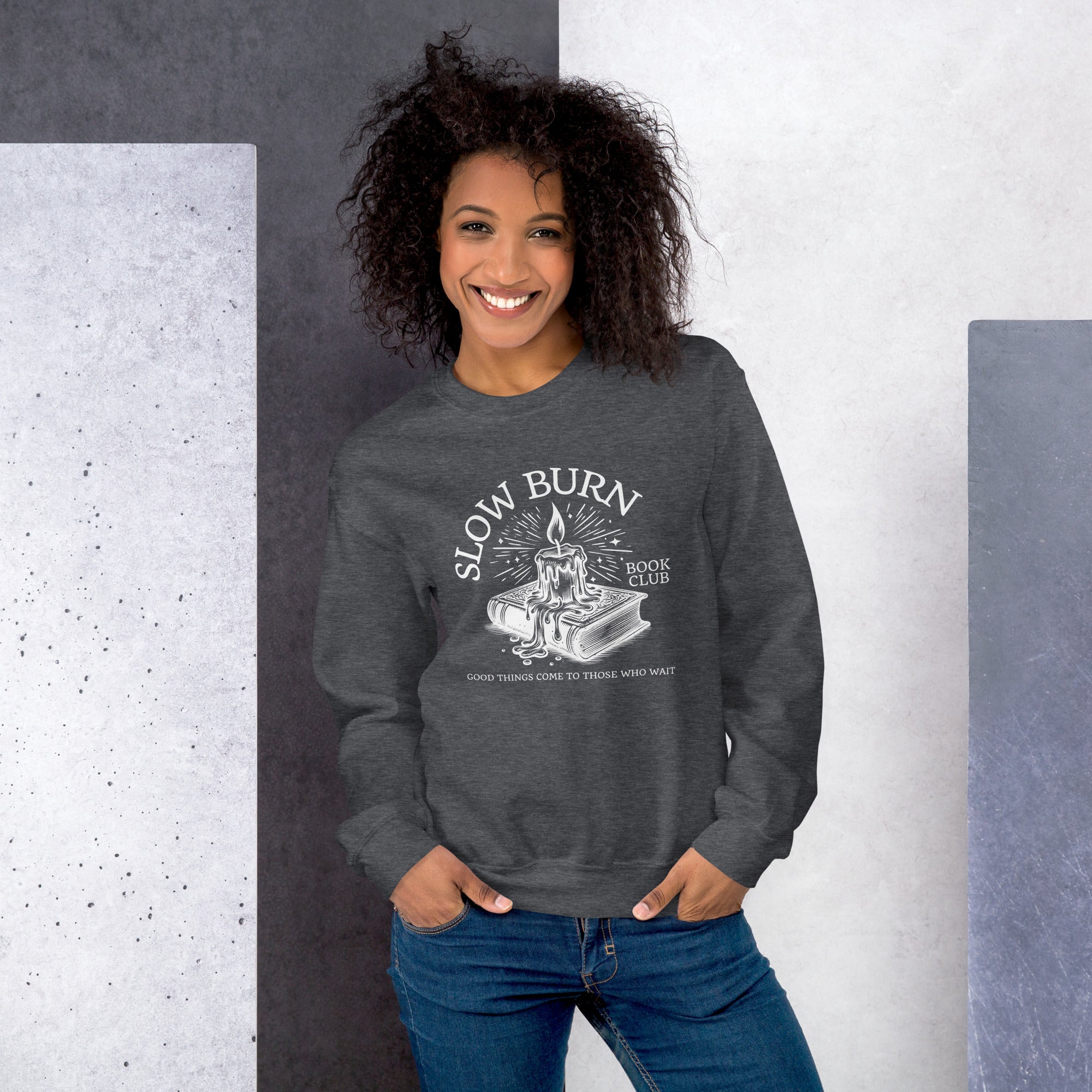 Slow - burn for romance readers (sweatshirt) - Belinda Kroll