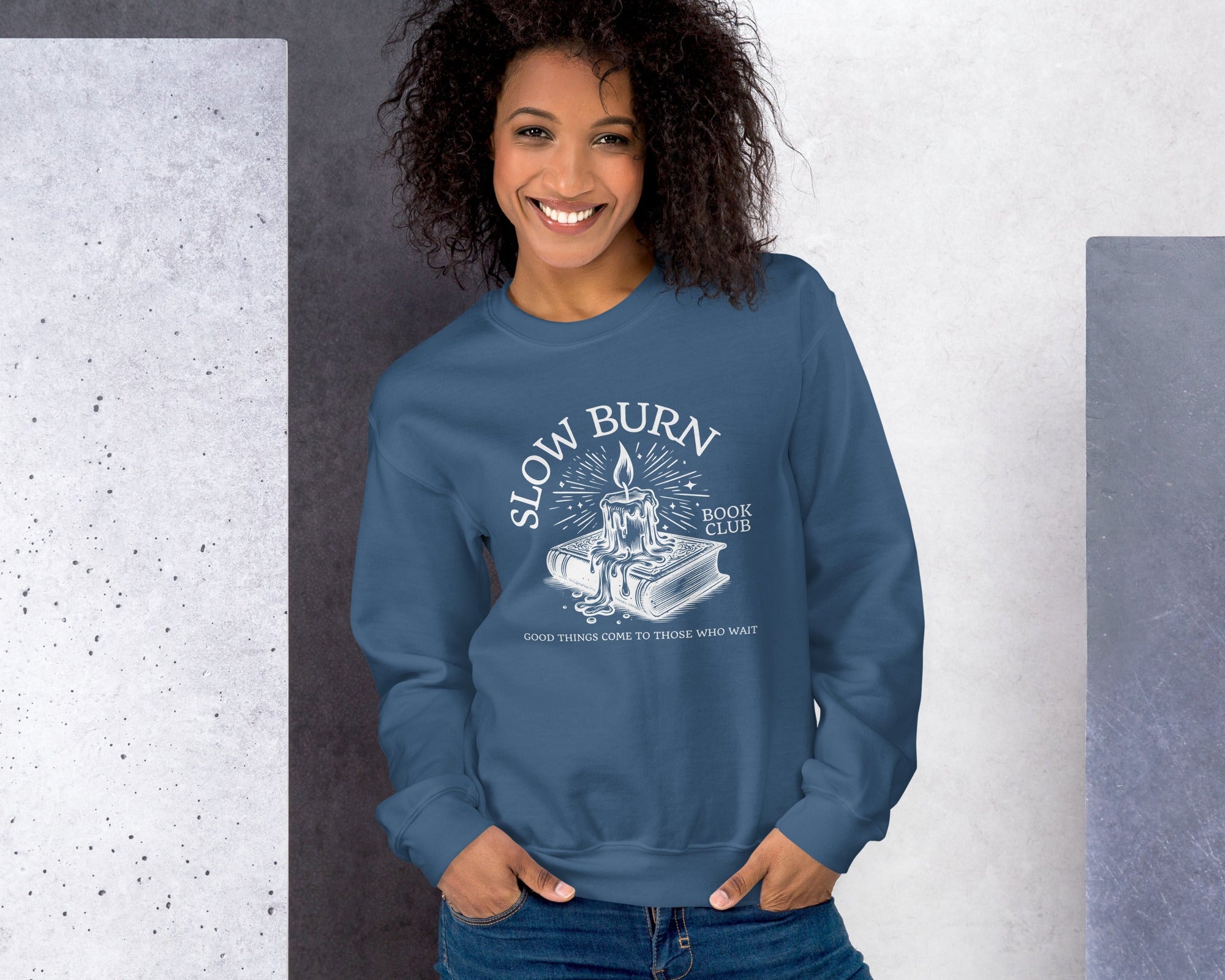 Slow - burn for romance readers (sweatshirt) - Belinda Kroll