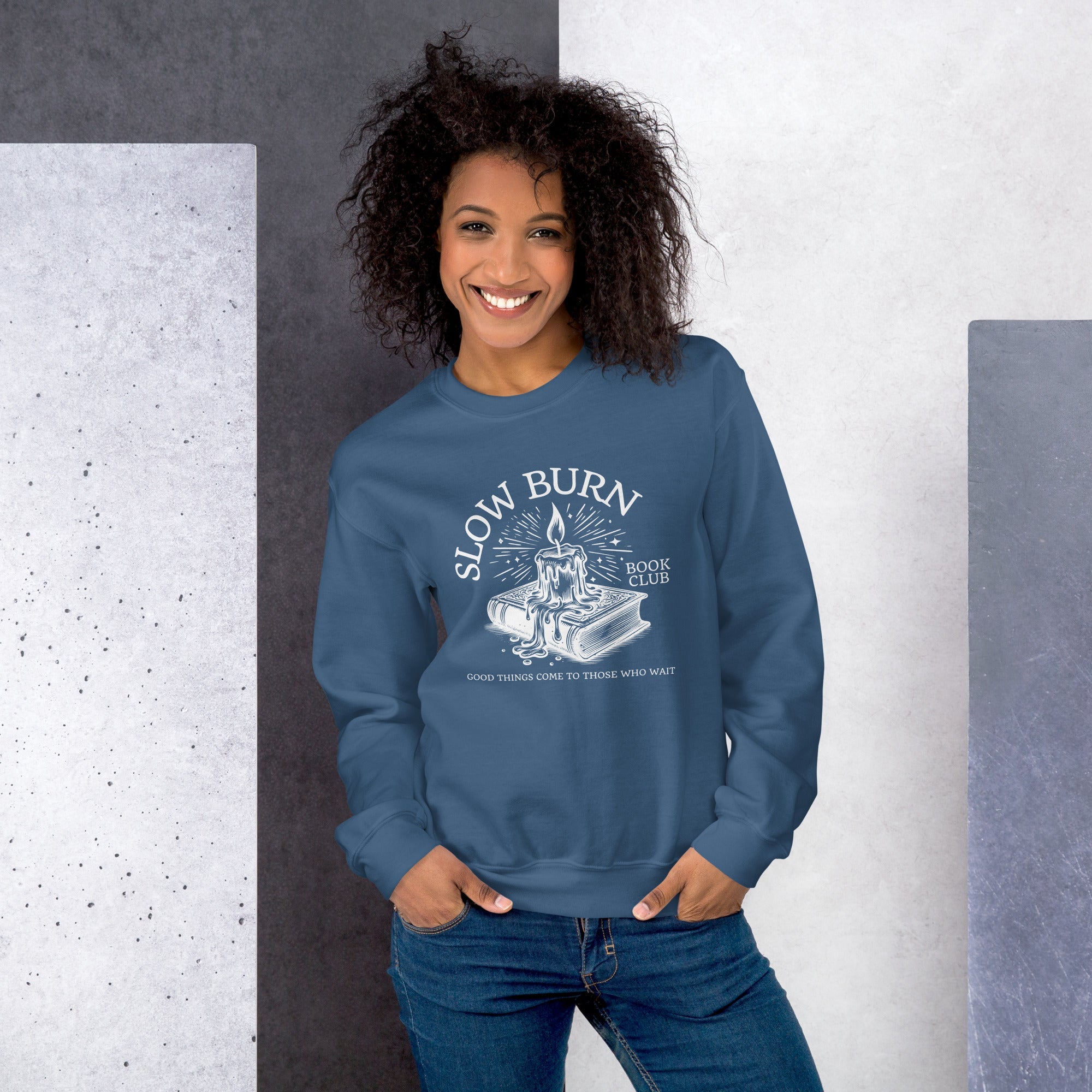 Slow - burn for romance readers (sweatshirt) - Belinda Kroll