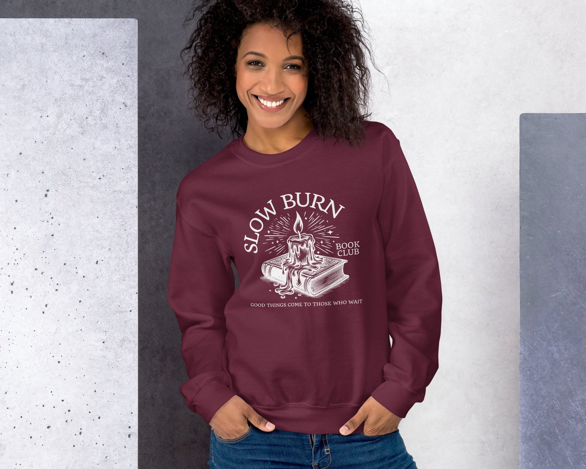 Slow - burn for romance readers (sweatshirt) - Belinda Kroll