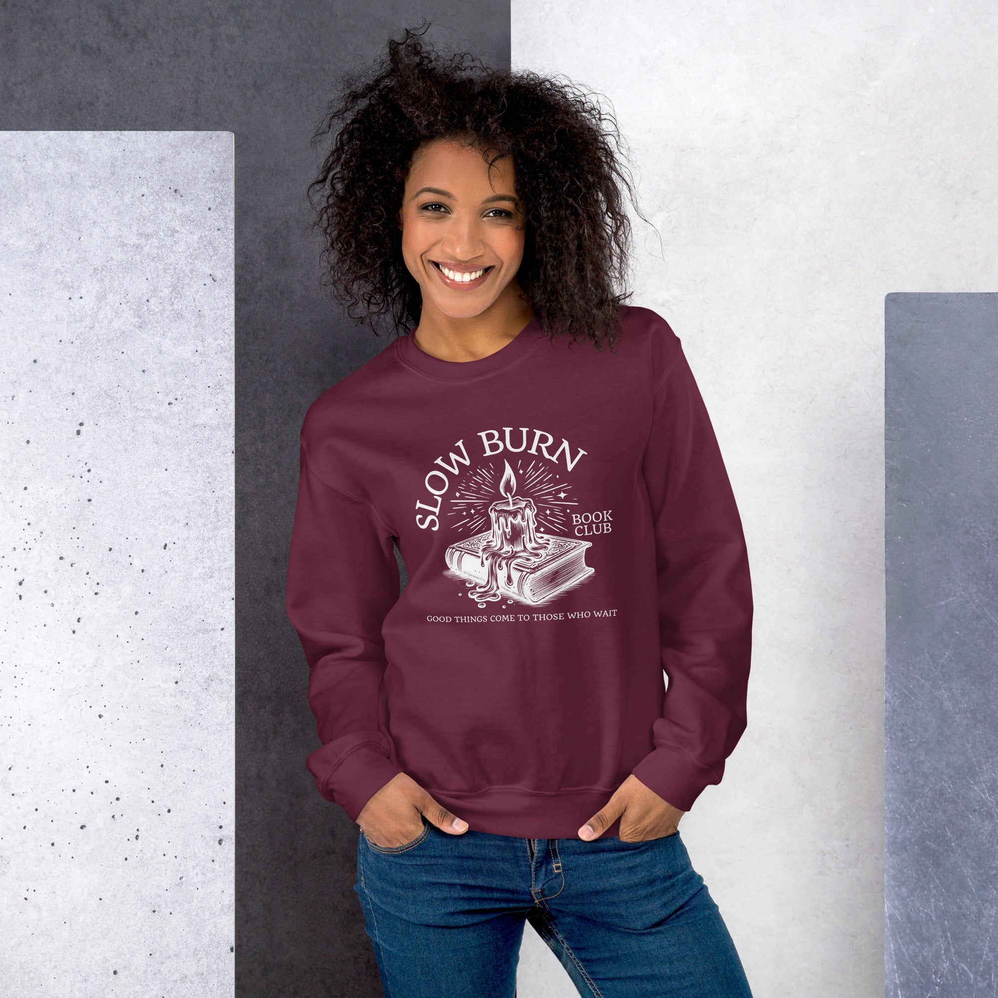 Slow - burn for romance readers (sweatshirt) - Belinda Kroll