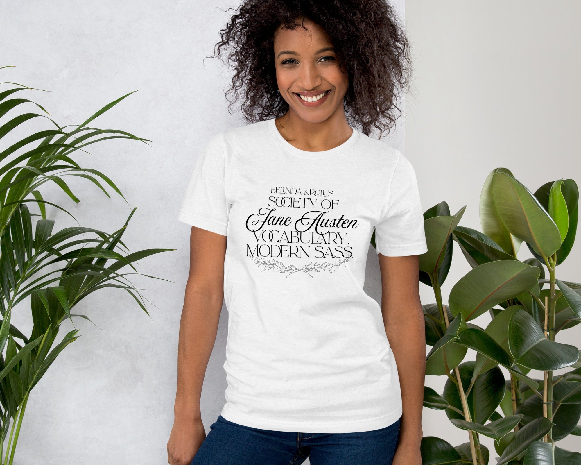 Society of Jane Austen vocabulary, modern sass (t-shirt) - Belinda Kroll